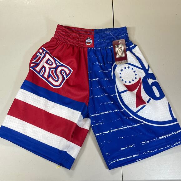 Philadelphia 76ers Mitchell & Ness Jumbotron 3.0 Shorts - Picture 1 of 3